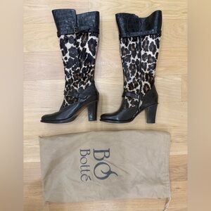 Women’s BO Botte France Leopard Fur Boots